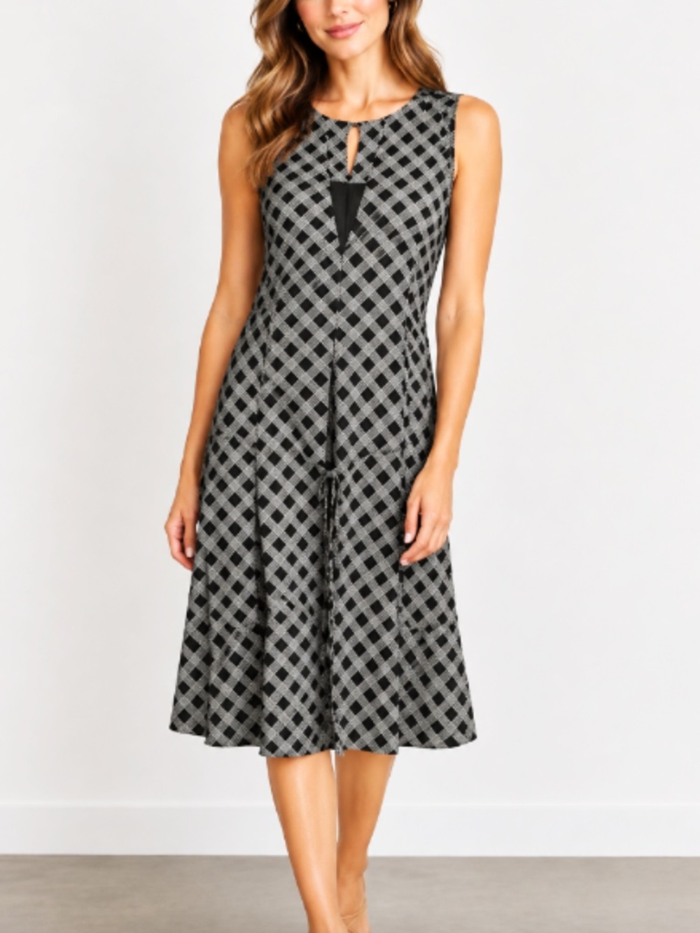 H&M Black & White Dress Size 6